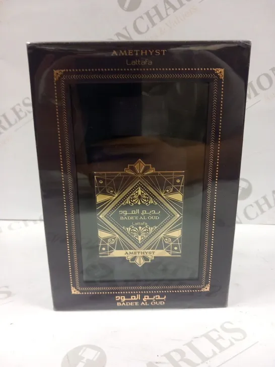 BOXED AND SEALED AMETHYST LATTAFA BADEE AL OUD EAU DE PARFUM 100ML