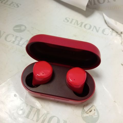 TOZO T12 WIRELESS EARBUDS BLUETOOTH HEADPHONES - RED