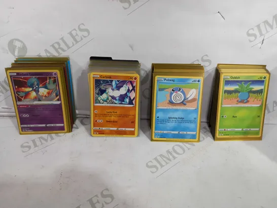 SMALL BOX OF APPROX COLLECTABLE POKEMON TRADING CARDS