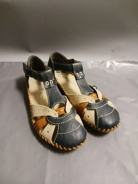 RIEKER ANTISTRESS CLOSED TOE SANDALS SIZE EU 38