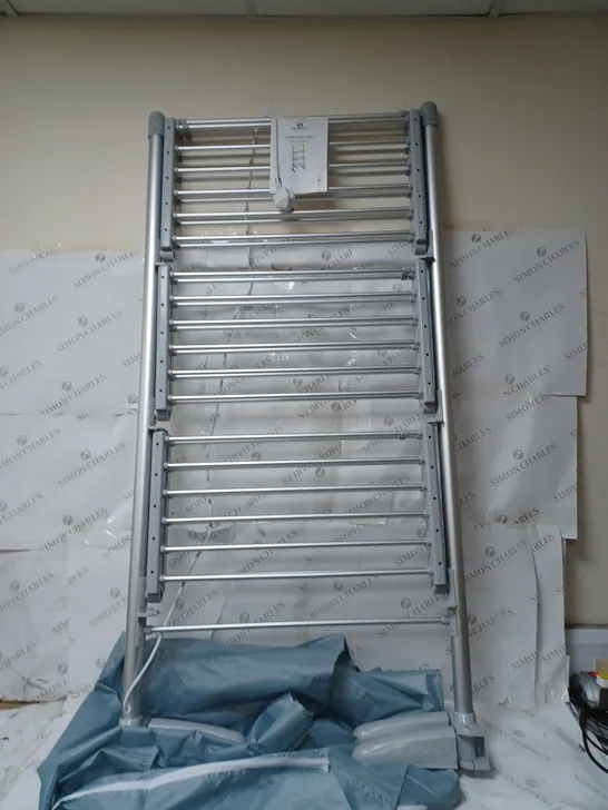 BOXED ORGANISED OPTIONS 3 TIER HEATED AIRER WITH 21M DRYING SPACE - COLLECTION ONLY