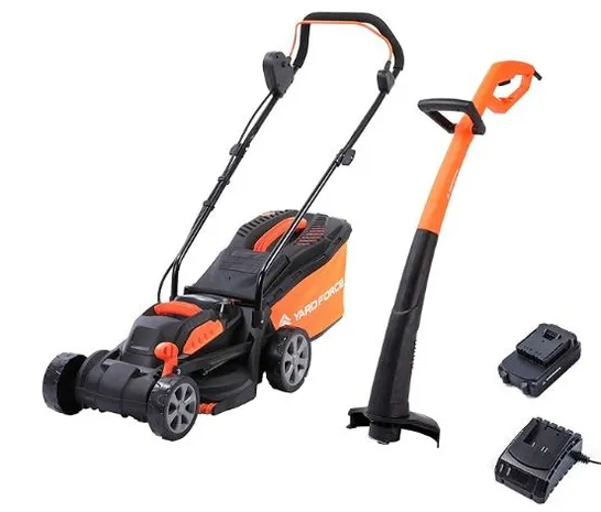 YARD FORCE MOWER & GRASS TRIMMER