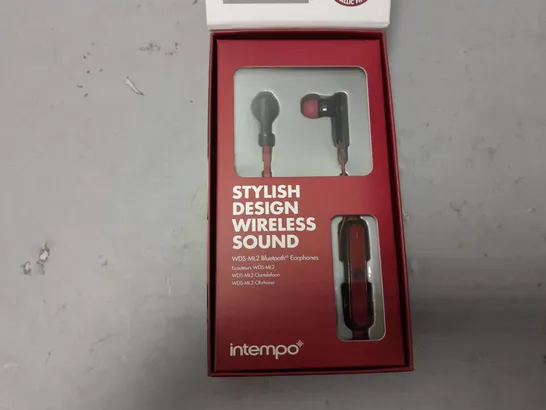 BOXED INTEMPO WDS-ML2 BLUETOOTH EARPHONES (RED)