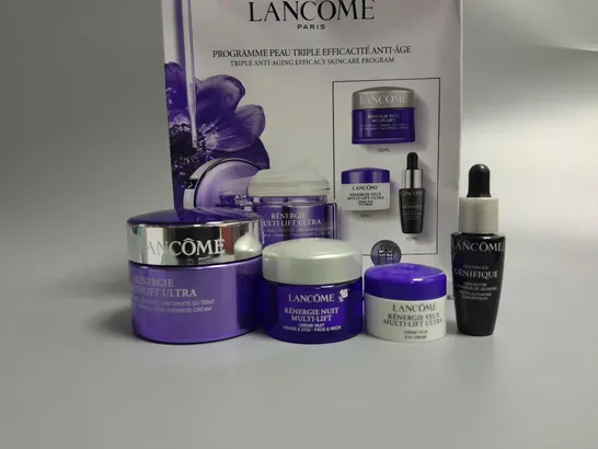 BOXED LANCOME TRIPLE ANTI-AGING EFFICACY SKINCARE PROGRAM 