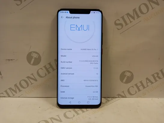 HUAWEI MATE 20 PRO - BLACK