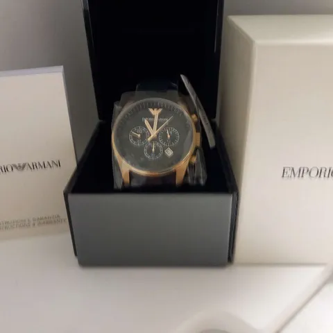 BOXED EMPORIO ARMANI AR5905 WRIST WATCH