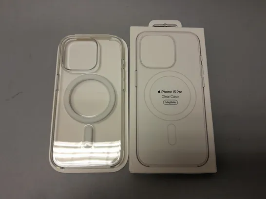 BOXED IPHONE 15 PRO CLEAR CASE WITH MAGSAFE MT223ZM/A RRP £49