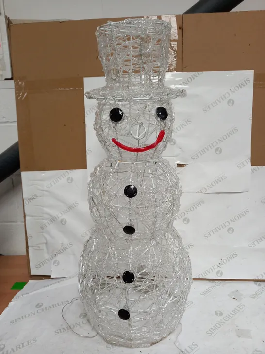 JOHN LEWIS SNOWMAN LIGHT ICE WHITE LED