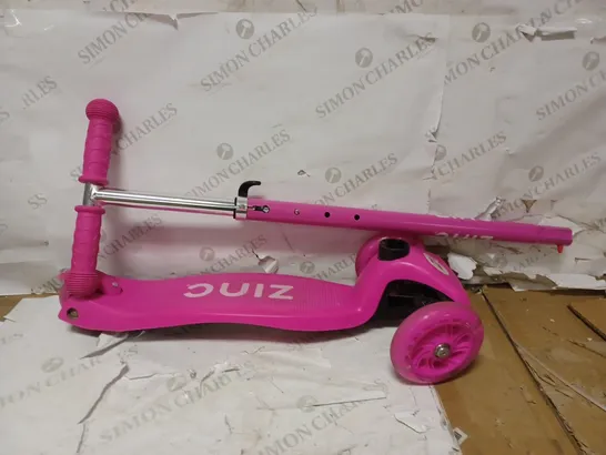 ZINC 3 WHEELED LIGHT UP STAR SCOOTER  RRP £39.99