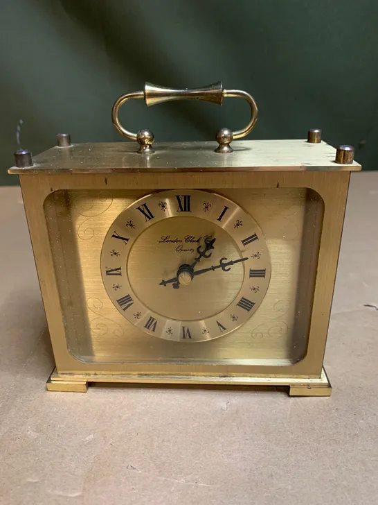 LONDON CLOCK COMPANY CHROME SMALL MANTLE CLOCK 