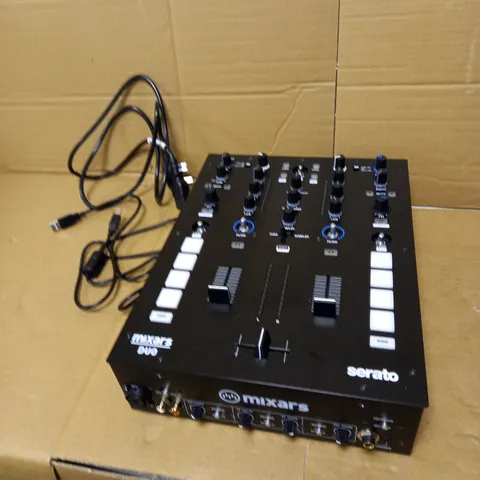 MIXARS 140101007 "DUO MKII-2CH" PRO SERATO DJ MIXER BLACK - HARDWARE UNLOCK FOR SERATO DJ PRO & DVS