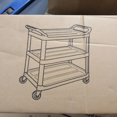 BRAND NEW BOXED AMBER BOX 3 TIER SERVICE CART 