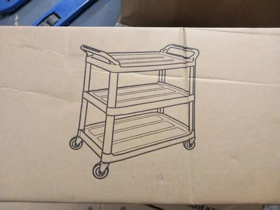 BRAND NEW BOXED AMBER BOX 3 TIER SERVICE CART 