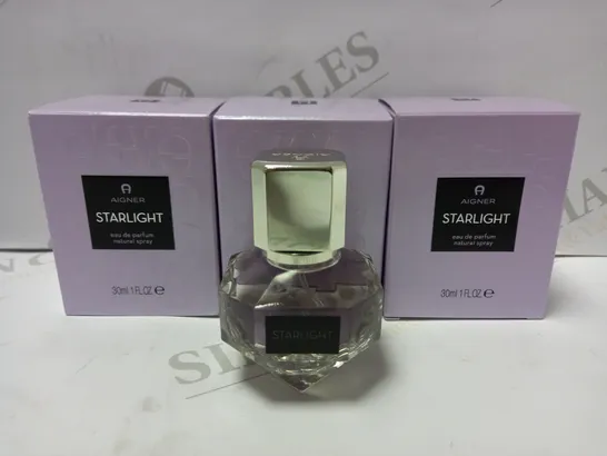 LOT OF 3 X 30ML AIGNER STARLIGHT EAU DE PARFUM SPRAY