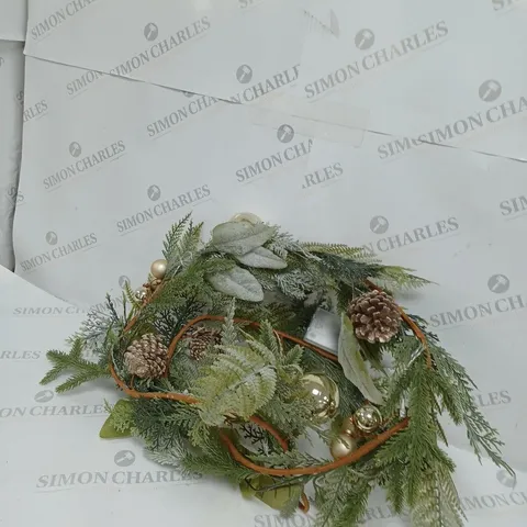 6FT PRE LIT FROSTED GARLAND 