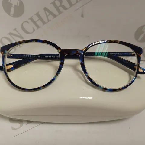 COCOA MINT BLUE MOTHER OF PEARL EFFECT PRESCRIPTION GLASSES