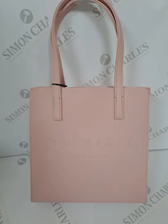 PINK CROSSHATCH ICON BAG