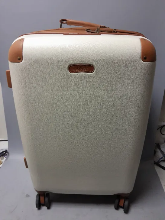 ROCK CARNABY SUITCASE IN CREAM/BROWN