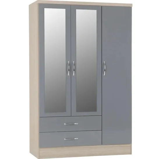 BOXED RAUCHTOWN 3 DOOR WARDROBE (3 BOXES)