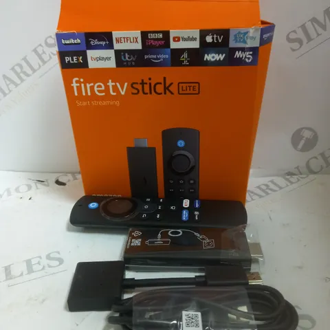 BOXED AMAZON FIRE TV STICK LITE