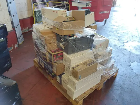 PALLET OF APPROXIMATELY 70X BOXES OF BRAND NEW ASSORTED PRINTER CARTRIDGES FROM BRANDS INCLUDING; HP, XEROX, PANASONIC, CANON, KATUN, DATAPRODUCTS ECT AND 11 ROLLS OF PREMIUM PRINTER WAX