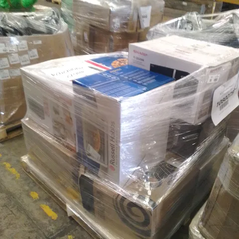 PALLET OF APPROXIMATELY 9 UNPROCESSED RAW RETURN HOUSEHOLD AND ELECTRICAL GOODS TO INCLUDE;