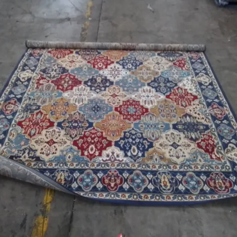 POMERLEAU PERSIAN BROWN/BLUE RUG // SIZE: 240 X 300CM