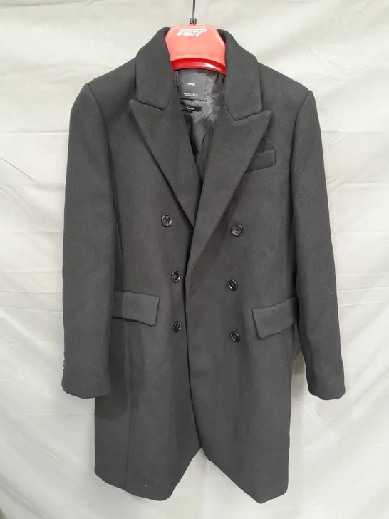 MNG BLACK SMART WOOL BLEND JACKET - EUR XL