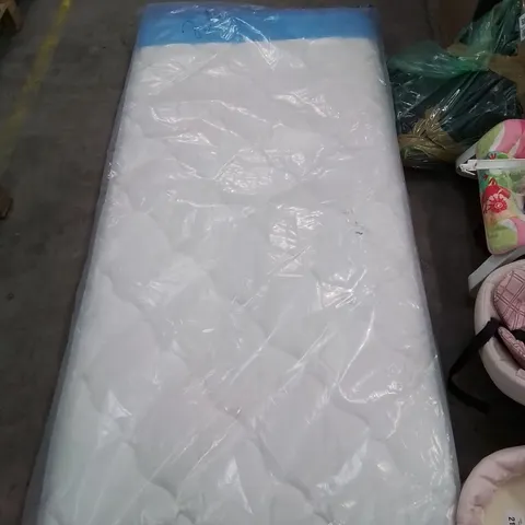 QUALITY BAGGED SINGLE 90cm AIRSPRUNG LUXURY QUILTED MEDIUM MATTRESS