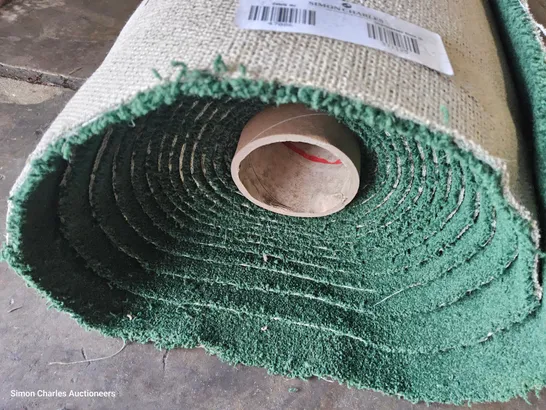 ROLL OF QUALITY WORCESTER CROPTHORNE CYPRESS CARPET APPROXIMATELY 5M × 11.2M