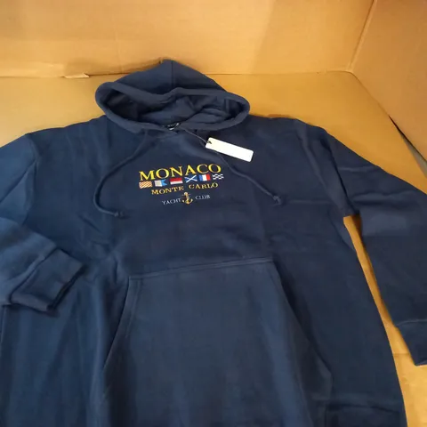 JEM CITY MONACO NAVY HOODIE - L