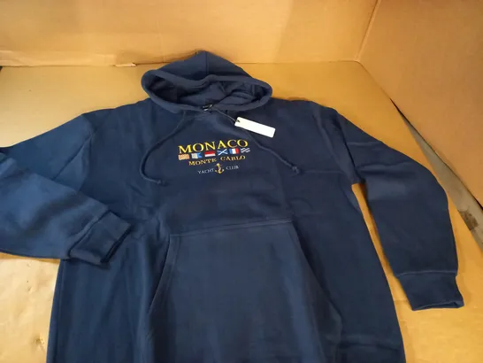 JEM CITY MONACO NAVY HOODIE - L