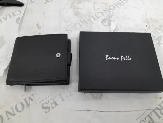 BUONA PELLE BLACK WALLET - BOXED 