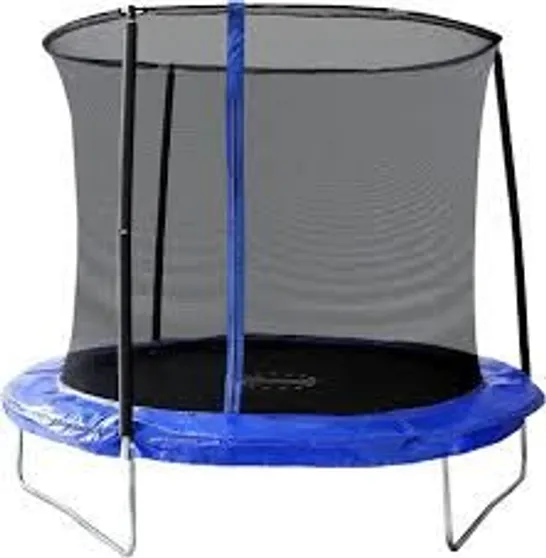 BOXED SPORTSPOWER 8FT BOUNCE PRO TRAMPOLINE BLUE  RRP £140