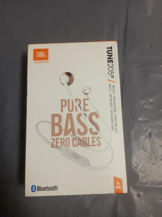 BOXED JBL TUNE 205 BT WIRELESS EARPHONES