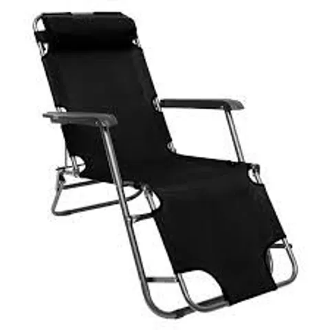 BOXED NEO SUN LOUNGER CHAIR IN BLACK (1 BOX)