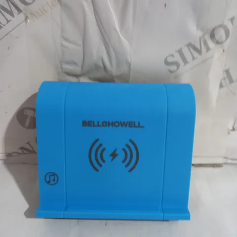 BOXED B&H BLUE WIRELESS CHARGER AND SPEAKER
