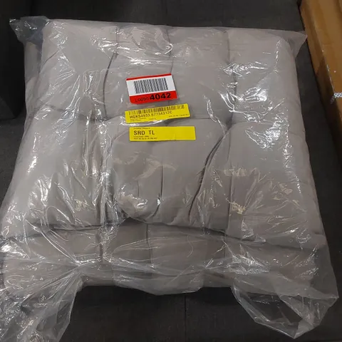 BAGGED SEAT/BACK CUSHION - GREY