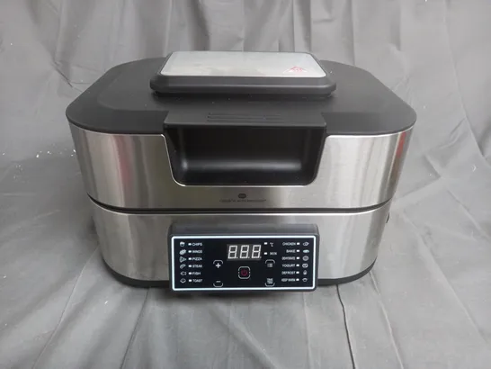 BOXED OUTLET COOK'S ESSENTIALS GRILL & AIRFRYER 5.5L