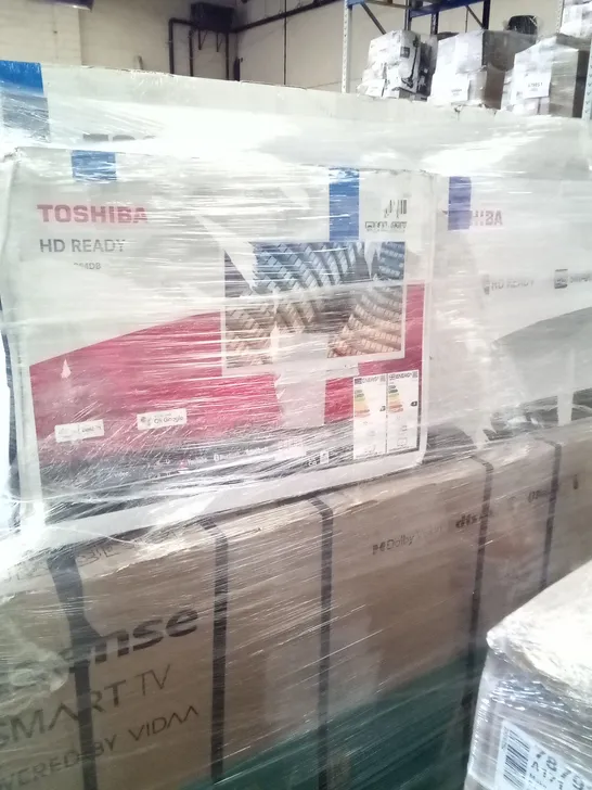 PALLET OF APPROXIMATELY 13 ASSORTED TELEVISIONS INCLUDING: