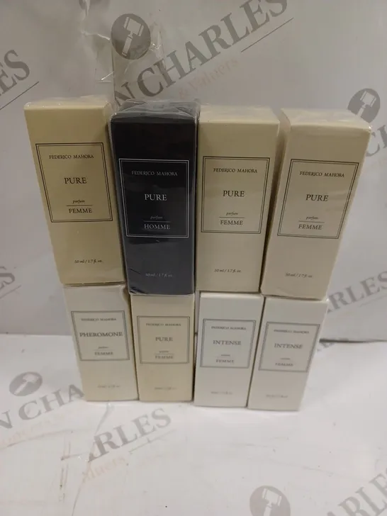 APPROXIMATELY 8 ASSORTED FEDERICO MAHORA BOXED PARFUMS 50ML