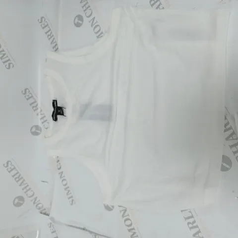 PLT WHITE CROP TOP SIZE 12