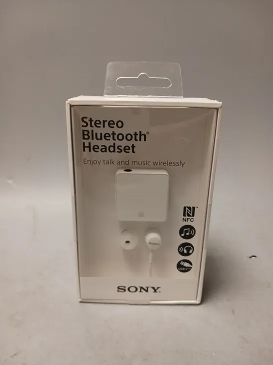 SONY STEREO BLUETOOTH HEADSET WHITE