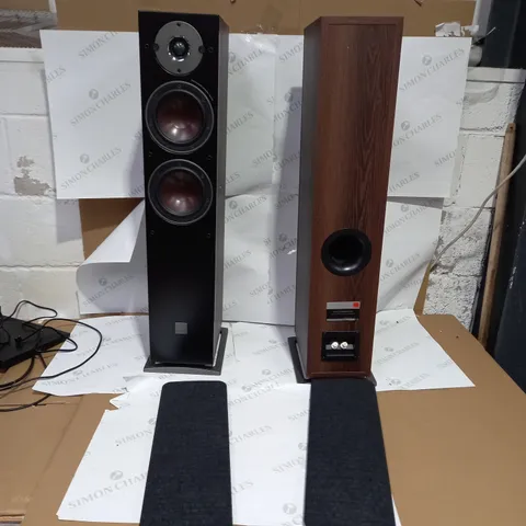 DALI OBERON 5 PAIR OF SPEAKERS - DARK WALNUT