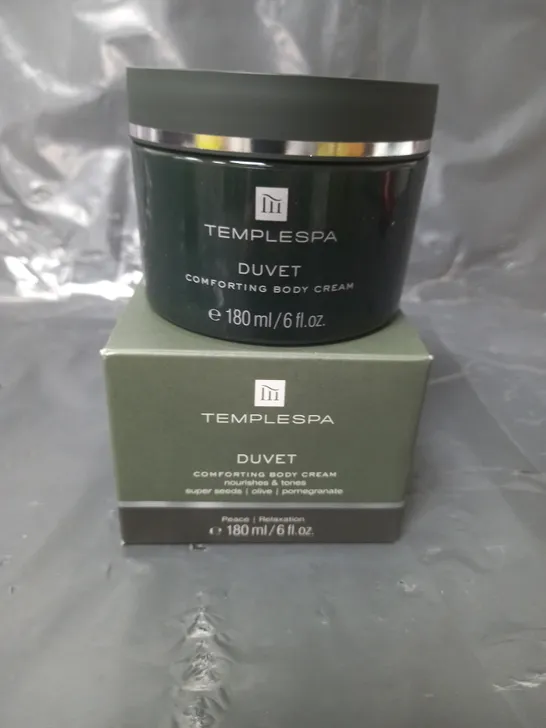 TEMPLESPA DUVET COMFORTING BODY CREAM 180ML