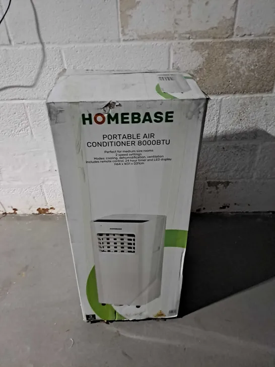 BOXE HOMEBASE PORTABLE AIR CONDITIONER 8000BTU