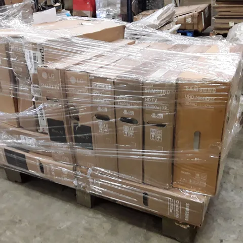 PALLET OF APPROXIMATELY 12 ASSORTED BOXED MONITORS & TV SCREENS