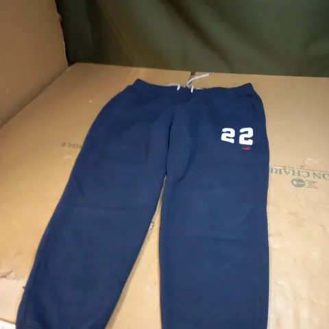 NAVY BLUE HOLLISTER JOGGERS SIZE S