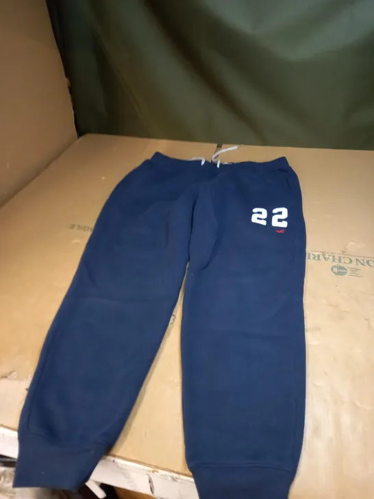 NAVY BLUE HOLLISTER JOGGERS SIZE S