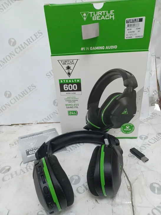 BOXED TURTLE BEACH STEALTH 600 GEN 2 USB WIRELESS AMPLIFIED GAMING HEADSET